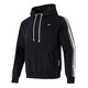 Nike (NIKE) sweatshirt men's jacket summer new style training sports hooded windproof casual velvet pullover HJ3882-010 HJ3882-010 Black/light ivory white XL