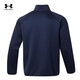 Under Armour Men and Women Jersey Soporte de collar de punto de punto Fitness Training Blue 409 XXL