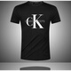 Calvin Klein Jeansck kurzärmeliger Anzug Sommer Männer reines Baumwoll-T-Shirt-Gelegenheits-Shorts Locker Los großer Fünf-Punkte-Sporthosen Trendy Herren-Kleidung 701 Setzen Sie schwarz 2xl (165-190jin [Jin gleich 0,5 kg])