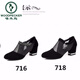 Woodpecker Nuevas sandalias huecas para mujer Diamante de imitación esmerilado Punta redonda Cuero genuino Estilo coreano Tacón grueso Zapatos individuales Tacón mediano Sandalias de malla de gran tamaño Negro 719 35