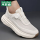 Mulinsen Herrenschuhe für Sommer Neues atmungsaktives Mesh Casual Schuhe für Männer weicher alleiniger Outdoor -Sportschuhe Vielseitige Wanderschuhe weiß 9855 42 Lederschuhe Größe