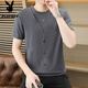 Playboy (Playboy) Summer NUEVA falsa camiseta de dos piezas 2025 Camiseta de manga corta Men a moda de moda transpirable a media manga de media manga Q6623 White XL [115-130Jin [Jin equivale a 0.5 kg]]]