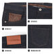 
Lilang jeans men's nine-point pants low waist narrow feet slim pants autumn 2025 new four-sided stretch men's pants 419 version denim blue (24QNZ12001) 30 (165/76A)
