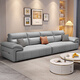 Jianxin genuine leather sofa living room 2025 new small apartment straight-row sofa modern simple leather sofa 868