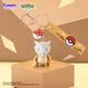 funism playful Pokémon Keychain Car La Cara doll cartoon car pendant backpack hanging decoration birthday gift