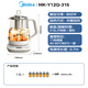 Midea health kettle 1.5L fully automatic tea kettle kettle 12h constant temperature 11-level temperature control tea kettle 316L maternal and child material flower teapot electric kettle MK-Y12Q-316