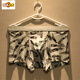 Molianas neue Herrenunterwäsche Einfache Mid-T-T-T-T-T-Waist Boxer Print Sport Shorts Unterwäsche 9759-2 Zufällige Farbpassend 2 L 170/90