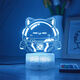 Nuevas luces periféricas de la fiesta de huevo Baker Styling coloridos luces nocturnas en los regalos de cumpleaños de la noche para niños Empacaje de la caja de regalo de 3899-9 Dongdong