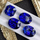 Qianjunxingyuan Jewelry natural 5A grade tanzanite ring pendant earrings BD grade spot gemstone diamond inlaid tanzanite high-end k gold diamond inlaid finished product
