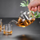 Yuanqing Jiasheng glass teapot high temperature resistant high borosilicate glass teapot 800ml filter flower teapot steel leakage