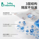 BABY INCOMING Baby Urine Separator Pad Large Size Waterproof Washable Pure Cotton Class A Breathable Diaper Aunt Menstrual Multifunctional Care Pad [Panda Paradise]'0' Add 50x70cm