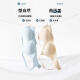 Catman MIIOW beautiful back jelly thin model comfortable small breasts for women without steel ring breathable vest type non-sagging bra anti-sagging secondary breasts Light blue M 34/75ABC