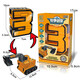 Toy de deformación digital grande para niños Juguetes de educación temprana Bloques de construcción para niños y niñas de 2 a 6 años 0-9 Robots digitales Integrados Gran Caja de color de ventana de helicóptero 5 de helicóptero
