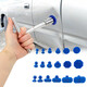 HBTOOL car dent repair tool free sheet metal repair short T puller repair puller short T+18 blue suction cup*0.3