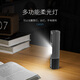 Smiling Shark multi-function small portable, strong light, ultra-bright flashlight zoom, floodlight, can light cigarette, outdoor long-range charging, long battery life, side light] black/black 9856K/ultra-high capacity