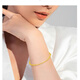 ARY Pure Gold 999 Phoenix Tail Gold Bracelet Women's Gold Plain Gold Pure Gold Bracelet Valentine's Day Gift for Girlfriend Gold-plated Pure Gold Phoenix Tail Bracelet 2.56g