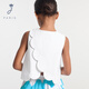 JACADI Yacadi French Girls Sleeveless Round Neck Shirt 2025 Summer New Product All-match T-shirt Top 2041079 White 701 152 /12A