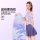 
Disney women's swimsuit professional student dress hot spring quick-drying slimming sun protection swimsuit D15125 purple mist gaze M