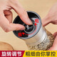 MPPMCK研磨器手动不锈钢不锈钢胡椒研磨器家用手动陶瓷芯磨白黑胡椒粒粉 矮款13565塑料头玻璃瓶身