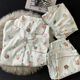 Jingpufei HelloKitty short-sleeved pajamas three-piece set cute Melody cotton silk home clothes Yunduo Cotton-9902# Star KT cat three-piece set L [Suggested 100-120Jin [Jin equals 0.5 kg]]