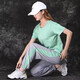 Anta Speed Dry Fashion Running Sports para mujeres en el verano 2024 Nuevos pantalones de manga corta alambre de hielo Corriente 826 rojo [manga corta de algodón puro + pantalones recortados] M [80-95Jin [Jin iguala 0.5 kg]]]