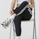 Adidas women's sports suit 25 summer new fast drying breathable casual short-sleeved T-shirt loose trousers two-piece set JD6435+JZ2173 XL