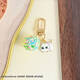 SunToMoon cartoon kitten hair ball creative mini keychain accessories cute couple accessories USB disk AirPods bag pendant Siamese cat