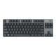 罗技（Logitech） K835 机械键盘 有线游戏键盘 TTC轴 84按键办公键盘 拼色键盘 罗技K835红轴-暗香键帽款