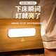 Platinum Body Sensor Light Intelligent Light Control Charging Night Light Magnetic Stairway Corridor Light Yellow Light 10CM