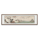 Langcaifang ink landscape painting hand-painted office study tea room living room Chinese style hanging picture framed high-end traditional Chinese painting authentic A Chenxiao framed 168*48cm (recommended)