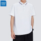 
Jeanswest short-sleeved POLO shirt summer solid color embroidered top clothes polo shirt dark blue 698 L (recommended 100-110 Jin [Jin equals 0.5 kg])