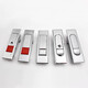 Yuezhou Ausrüstungsschrank Schloss Verteilungskasten Tür Schloss MS717 Distributionskabinett Tür Mechanischer Schloss MS603 Feuerschrank Sprungschloss MS717-1 Straight Leder Pad/Aluminiumlegierung Schwarz