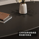 Xia Mi special-shaped slate mango coffee table living room household small apartment high-end atmosphere light luxury high-end sense 2025 new solid wood wood style 120 matte black + 60 gray glass
