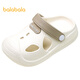Balabala Kinderschuhe Kinderhochschuhe Jungen und Mädchen Sandalen nicht rutsch 2025 Sommer neue Schuhe Vielseitige Khaki 50606 18 Innenlänge 14 cm geeignet für Fußlänge 13 cm