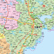 
Hainan map 2025 Hainan Provincial Government Transportation Terrain High-definition Paper Version Wall Sticker 1068*749 mm