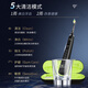 飞利浦（PHILIPS）电动牙刷HX9362/HX9372钻石系列情侣智能声波震动充电 HX9911粉色+8支亮白刷头+洁面刷+漱口水x2