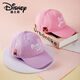 Disney Children's Sun Hat Baseball Hat Female Cartoon Embroidered Strawberry Bear Peaked Hat Fashionable and Comfortable Sun Hat Disney Genuine Strawberry Bear/Comfortable Cotton Head Circumference 54-58cm-Height 12cm