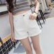 XCFREHT 9922 people have collected it. Summer new black denim shorts for fat mm women, large size, high waist, loose and slim, A-line, dark gray. Favorite store gives priority to delivery. L suitable for 105-115 Jin. Jin is equal to 0.5 kg.
