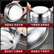 Stainless steel extra thick thickening and basin kitchen baking kitchen household hot pot basin washing vegetables and egg soup pot basin stainless steel and basin 26cm