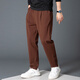 Bosswei Casual Pants Men's Sports Pants Versatile Loose Drape Cuffed Trousers Korean Style Four Seasons Small Feet Brown Harem Pants Summer Black Thin Section M 100-115Jin Jin is equal to 0.5 kg