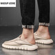 Wassup uosne vieille chaussures en tissu beijing chaussures de la tendance d'été des hommes Chaussures de toile hommes paresseux conduisant la semelle douce pas de lacets légers et respirant ys9901 noir 40