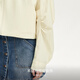 VEROMODA Chinese Valentine's Gift Jacket for Women 2025 Summer New Loose Short Light Fabric Drawstring Top 325217013 Gulf White XS