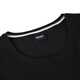 Hugo Boss (HUGO BOSS) luxury men's new summer style casual versatile simple round neck short sleeves holiday gift 12343 black 2XL