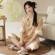 Yalu Summer National Style Pajamas Женский костюм тонкая повседневная национальная тенденция с коротки