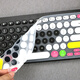 Shengpai (ESPL) Bow Hangshi K221 Cadeve Kaidiwei CR-300 Retro Haizhi Q1 Fude IK6630 Film de protection du clavier K780 Semi-Transparent blanc