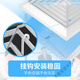 Qinkai central air conditioning square air outlet windshield ceiling windshield ceiling machine anti-direct blowing wind guide fabric thickened plastic steel type ceiling 30*20