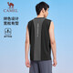 Camel (Kamel) Schnelltrocknende Sportweste für Herren Fitness-Basketball-Trainingsanzug T-Shirt J15ba9l3012 Phantom Black xxl