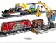 
City Series 60098 Heavy-duty train remote control version Train children assembled Chinese building blocks toys 02009 Heavy-duty train remote control version