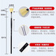 
Monet (Monet) Monet 15618 bristle fan pen gouache acrylic oil brush set wall painting umbrella brush long wooden pole design brush 0#1#2#3#4# (5 pieces