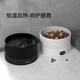 Cat constant temperature cat bowl drink water in winter, heat anti-dry burning ceramic bowl cat food bowl yogurt machine feed water in winter, black ceramic bowl + multi-speed temperature adjustable round constant temperature 450ml [water and electricity separation, reject leakage]